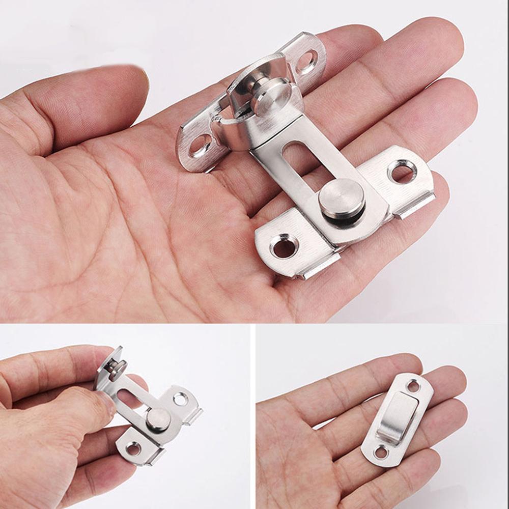 90 Degree Right Angle Door Latch Stainless Steel Bending Buckle Bolt Door Lock