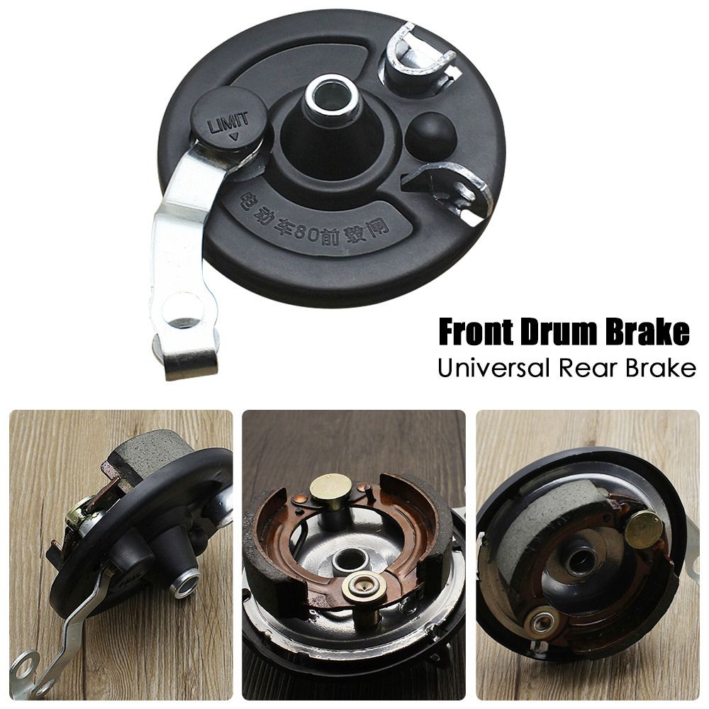 Freno de tambor delantero para bicicleta eléctrica, freno trasero Universal, eje trasero