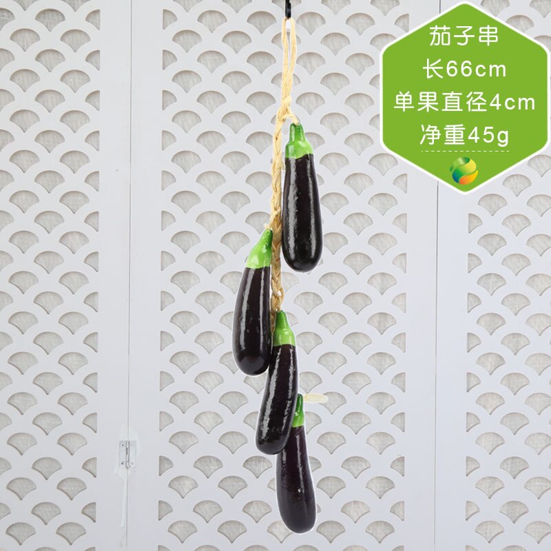 Résine de fruits décoration murale | Simulation de légumes verts, brochette de légumes verte, décoration murale de maison, décoration murale de Restaurant: Vegetable 10