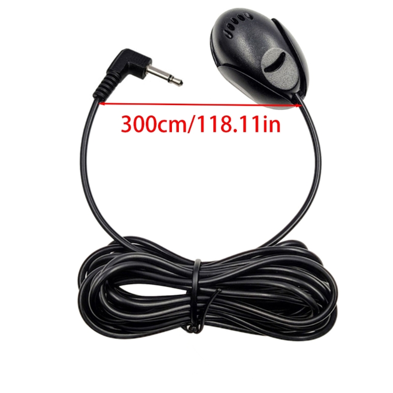 Bilstereomikrofon 3.5mm eksterne mikrofoner for bil hovedenhet bluetooth-aktivert stereo radio gps dvd mikrofon/mikrofon