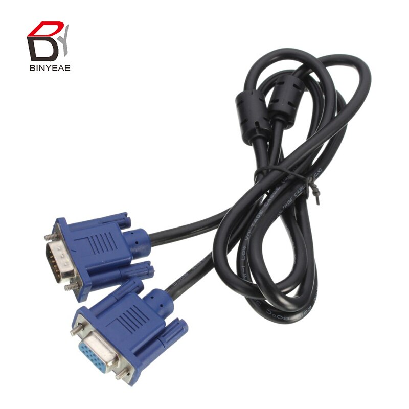 VGA/SVGA HDB 5FT 1.5M VGA HD Cable Male to Male Extension computer Monitor Cable