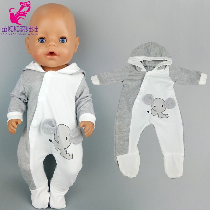 Ropa de muñeca bebé, monos para muñeca de bebé reborn de 17 pulgadas, prendas de vestir, de cumpleaños para niña
