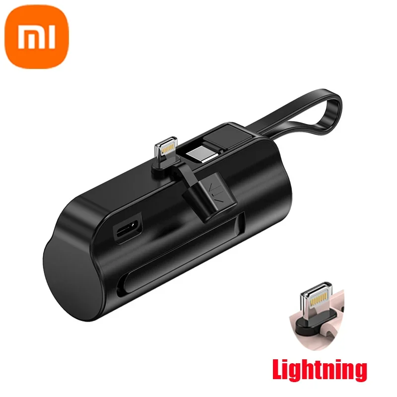 Xiaomi Mini 30000mAh Large Capacity Power Bank CapsulePortable Wireless Fast Charging External Battery For iPhone Huawei: Gold / 20000mah