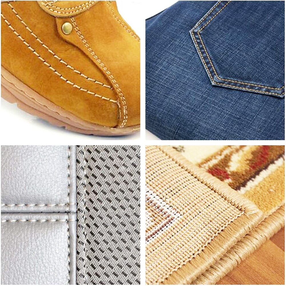 1 Roll 150D/3 1500Y High Strength Overlocking Sewing Machine Polyester Thread Clothes Sewing Supplies Accessories White Black