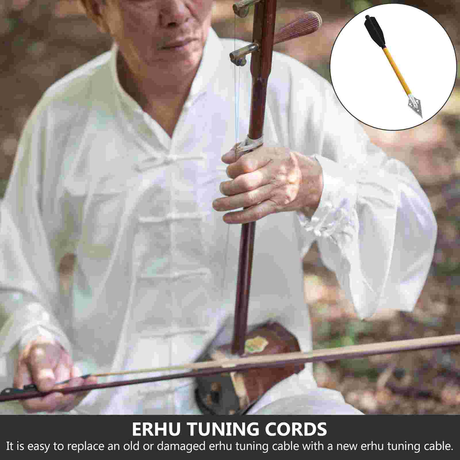 1 Roll Erhu Tuning Line Tuning Line Tuning Line (Golden,Orange)