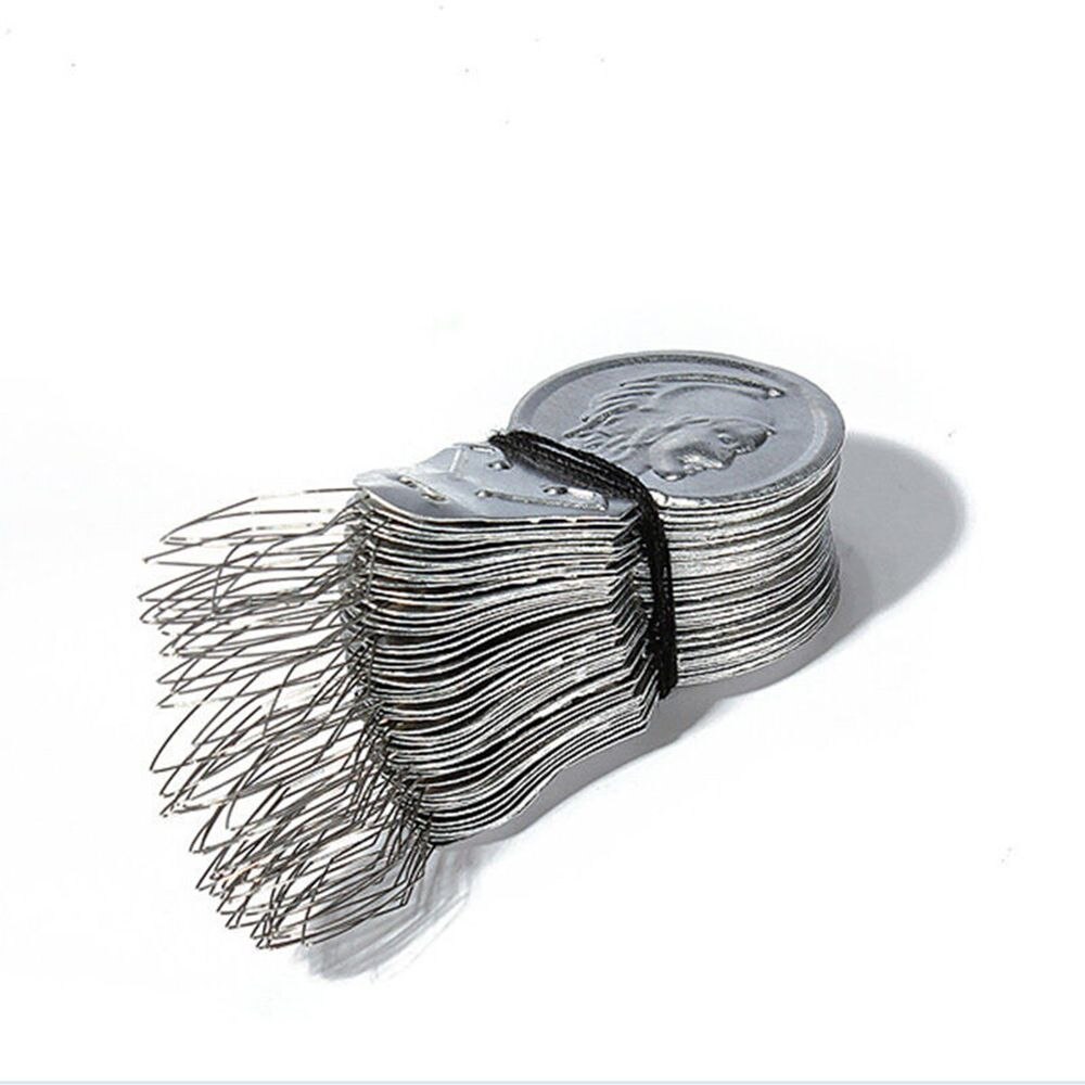 50pcs Silver Tone Wire Loop Diy Needle Threader Stitch Insertion Hand Machine Sewing Tool Sliver Thread Leading Tools