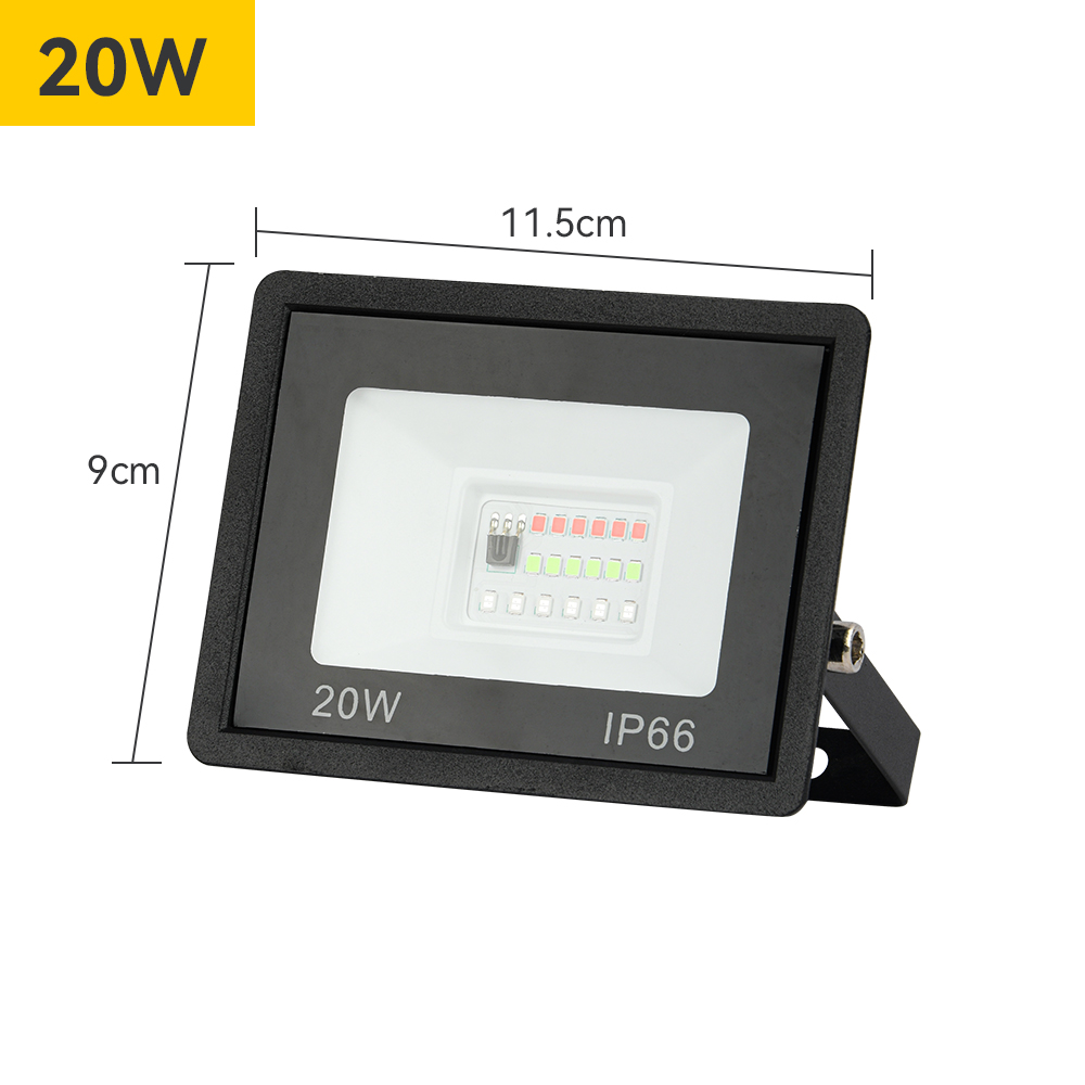 RGB Proiettore portato Riflettore Illuminazione Esterna 220V 30W 50W 100W IP66 Impermeabile Esterno RGB Faretto Lampade Illuminazione Paesaggio: variabile