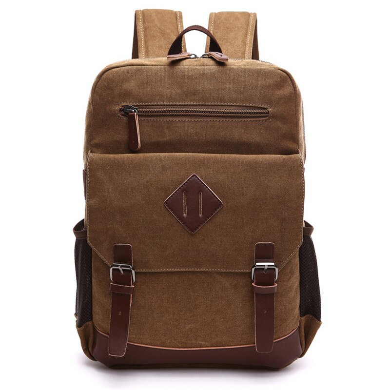 Xiaomi canvas-rucksack für damen und herren, vintage-rucksack, passend für die meisten 15.6- zoll-laptops, schulrucksack, gucci-rucksack für herren: Braun