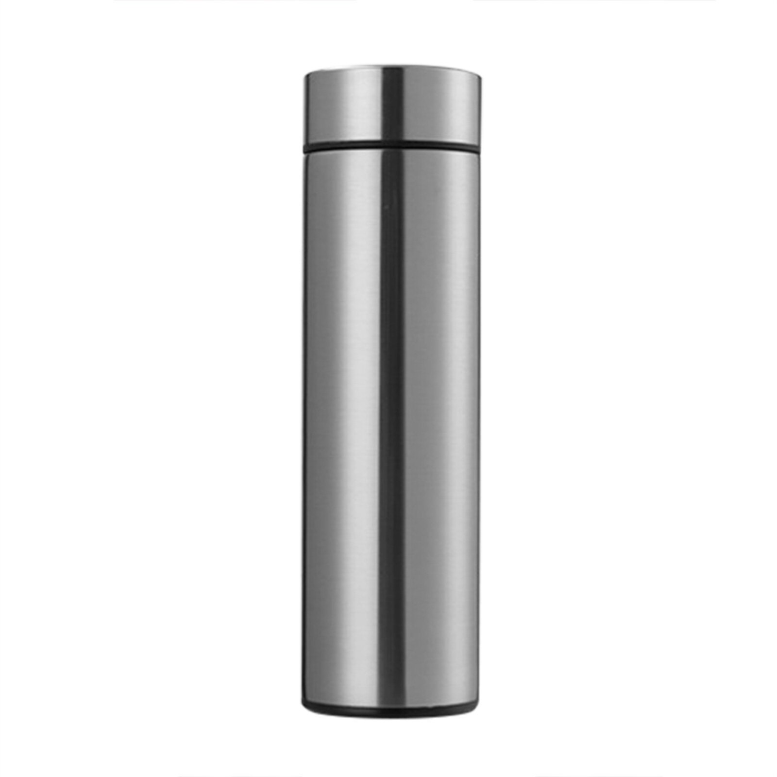 Vacuum Flask Smart Kettle LCD Screen Display Temperature Stainless Steel Leak Proof, Double Walled, Keep Drink & Cold: Silver