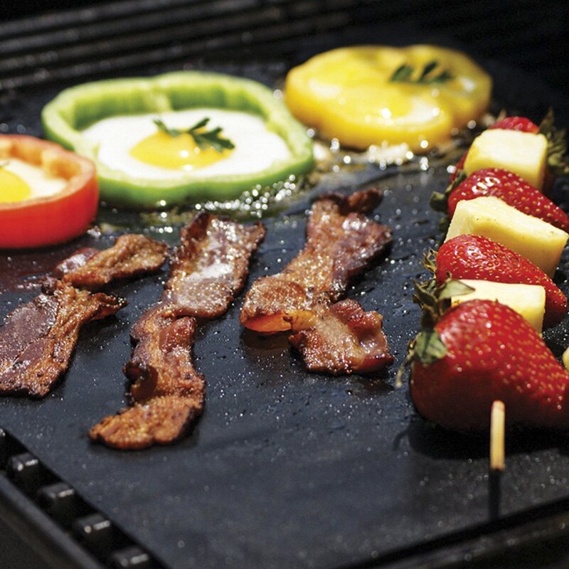 1/3/5 stuks barbecue grillmat antiaanbak bbq bakmat grillaccessoires hoge temperatuurbestendigheid dtt 88