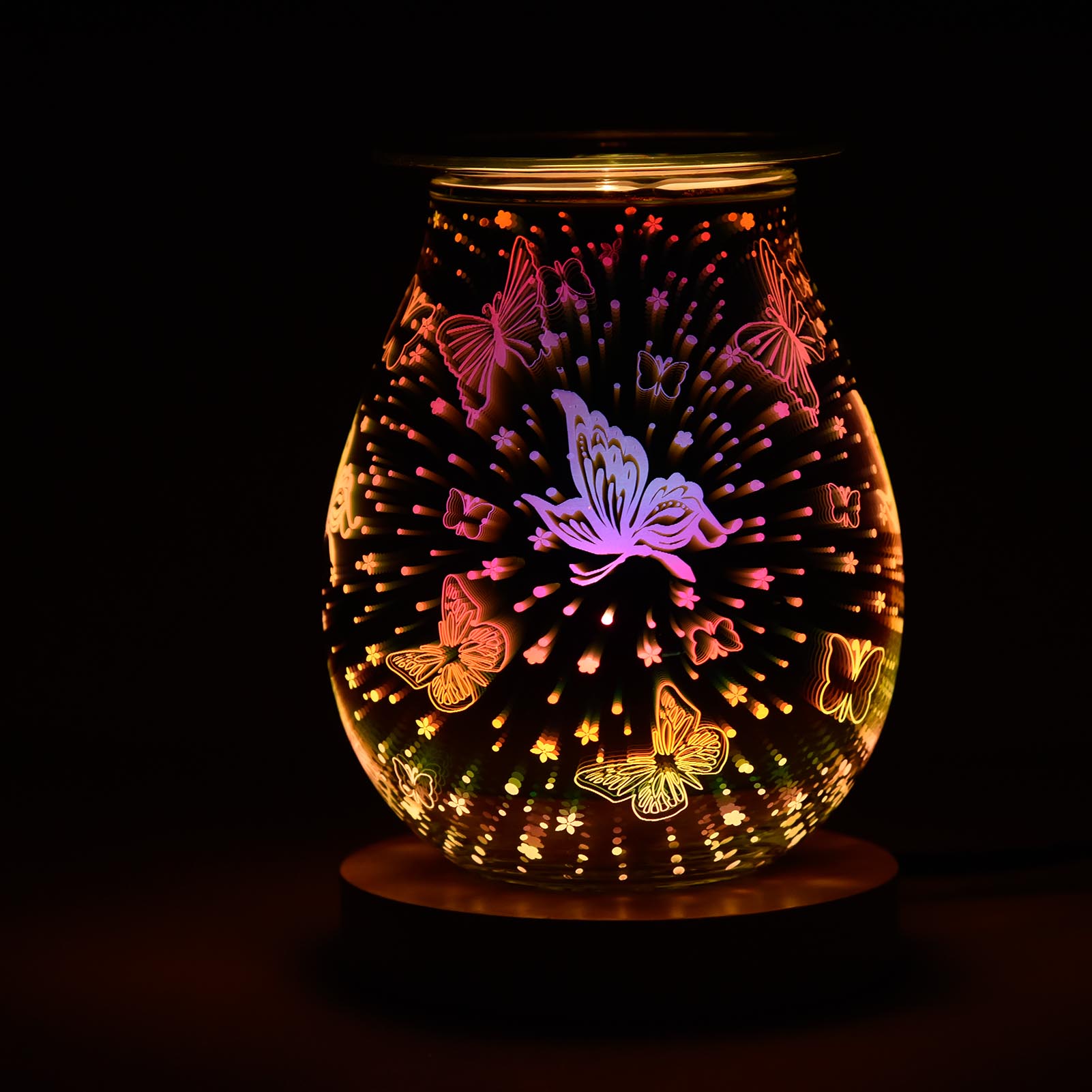 Home Aroma Electric Wax Melt Burner Lamp Night Light Wax Warmer 3D Plug Aromatherapy Wax Melt Warmer