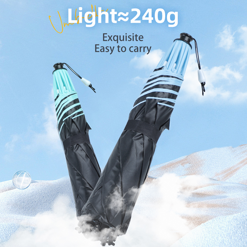 YUZHIYUAN Angelhut, UV-Schutz, tragbar, faltbar, Regenschirmhut, Regen, Sonnenschein, doppelter Verwendungszweck, für draussen-Camping, Angeln, Wandern