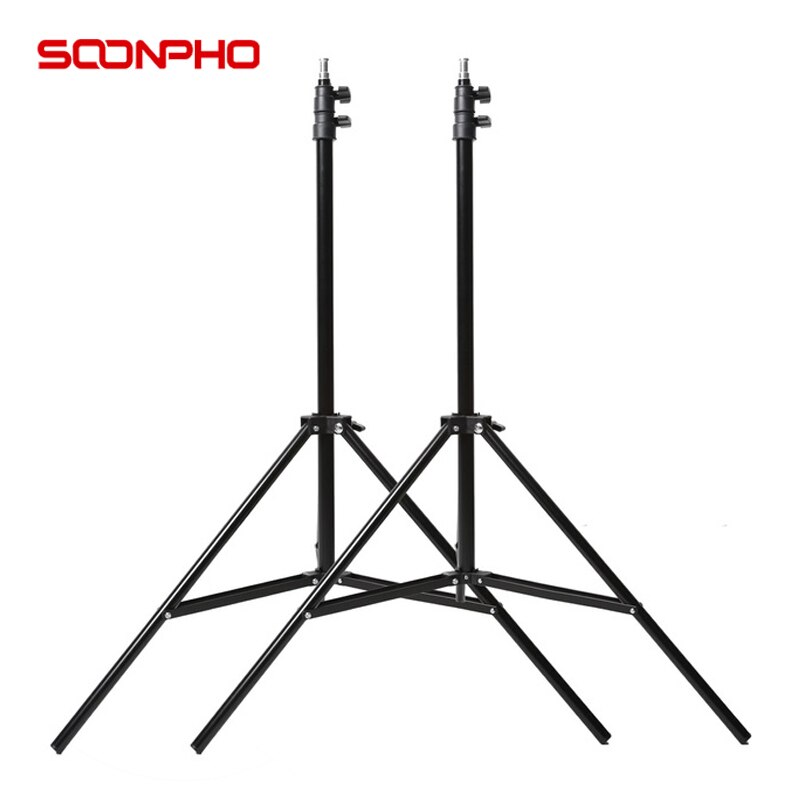 2PSC 2m 78 pouces photographie vidéo Studio lumière trépied Support avec 1/4 "vis pour Softbox Support de lampe lumière LED Flash Mount: two pcs