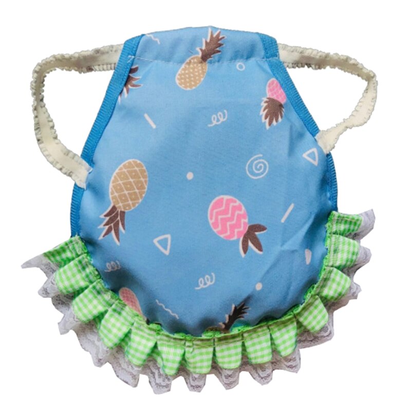 Gevogelte Wing Protector Kip Zadel Hen Schort Met Elastische Bandjes Voor Winter: blue glass