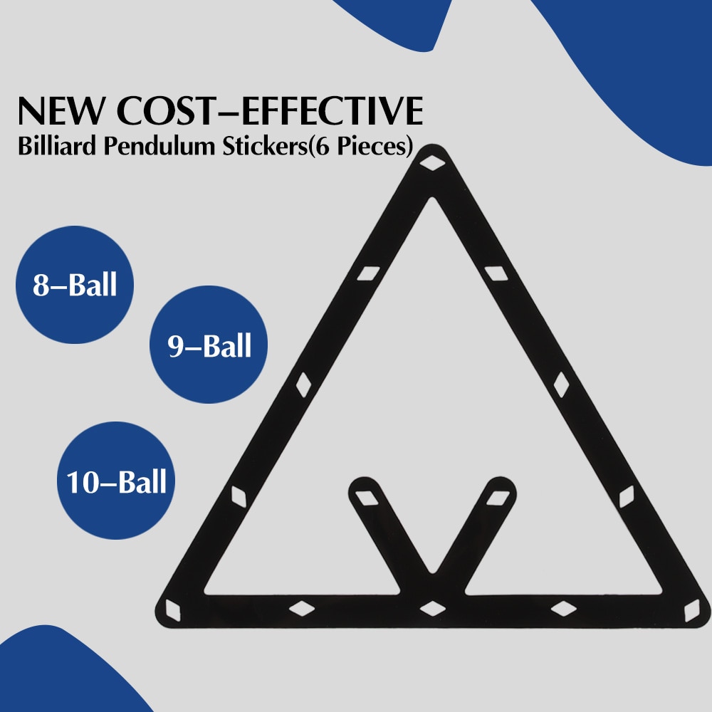 Cost-effective Billiard Pendulum Sticker Kick-off Film Billiard Magic Rack Cue Accessory High-tech Nanomaterial 8 910 Ball Paper