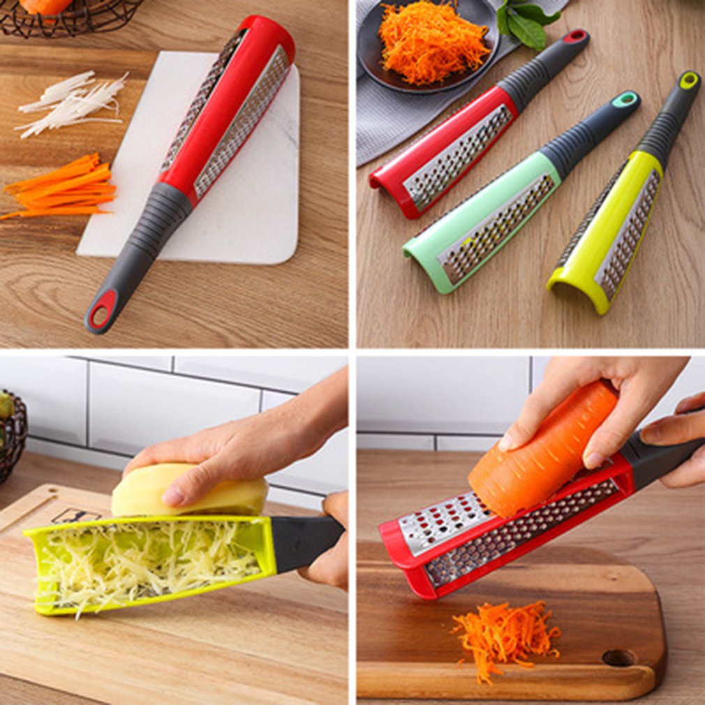 Stainless Steel Handheld Cheese Grater Multi-Purpose Kitchen Food Graters For Cheese Chocolate Butter Fruit Grater Tools