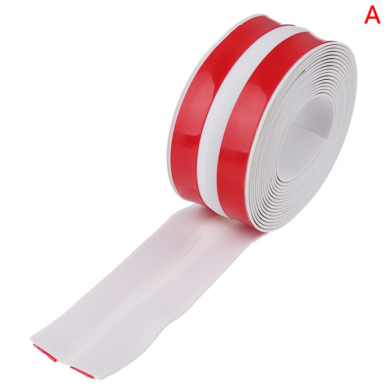 1 stk vanntett oljebestandig tape stripe kjøkkenvaske lim gap gap skjønnhetssøm bad toalettpasta mold tape: En