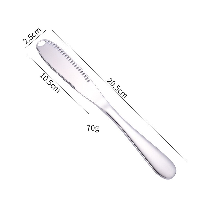 Edelstahl Butter Messer Butter Messer Mit Löcher Multifunktions Nachtisch Kuchen Brot Werkzeuge Besteck Nachtisch Werkzeuge Messer setzt: H