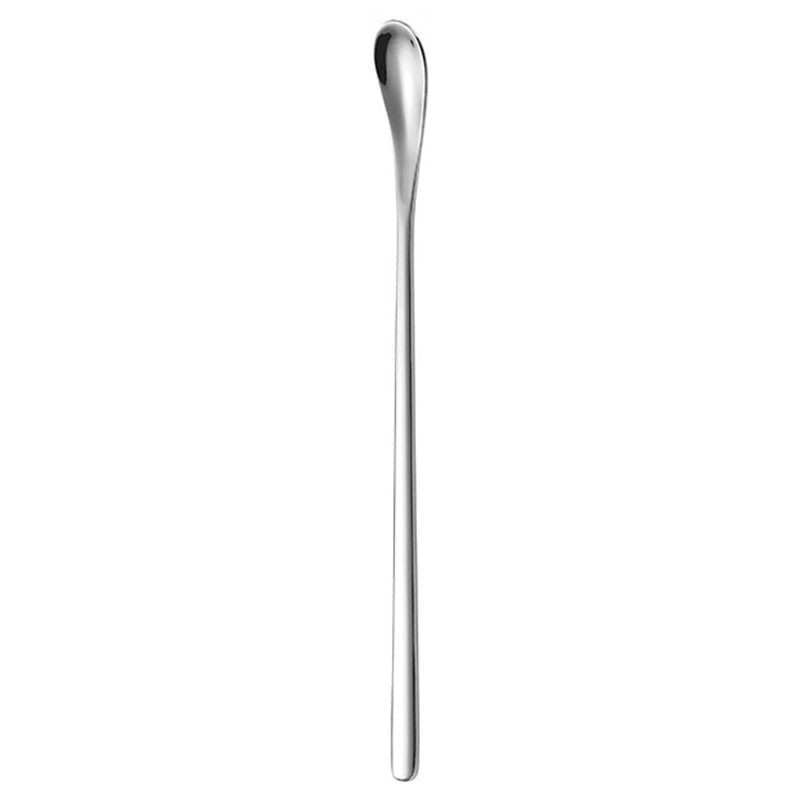 Stainless Steel Long Handled Coffee Spoon Ice Cream Dessert Tea Stirring Spoon For Picnic Kitchen Accessories Bar Tools: A Short