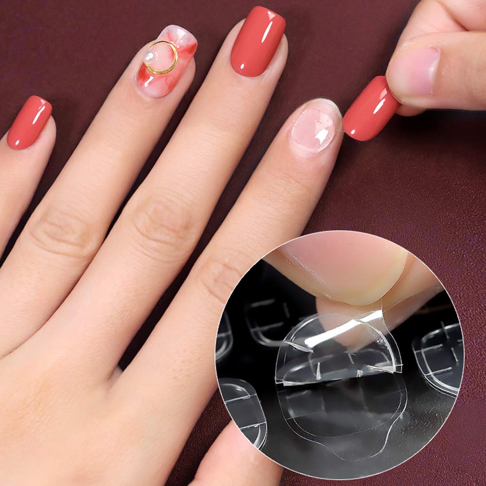 Pegamento de gelatina para uñas postizas, pasta de doble cara, pegamento para uñas extraíble de alta adherencia, herramientas de manicura DIY
