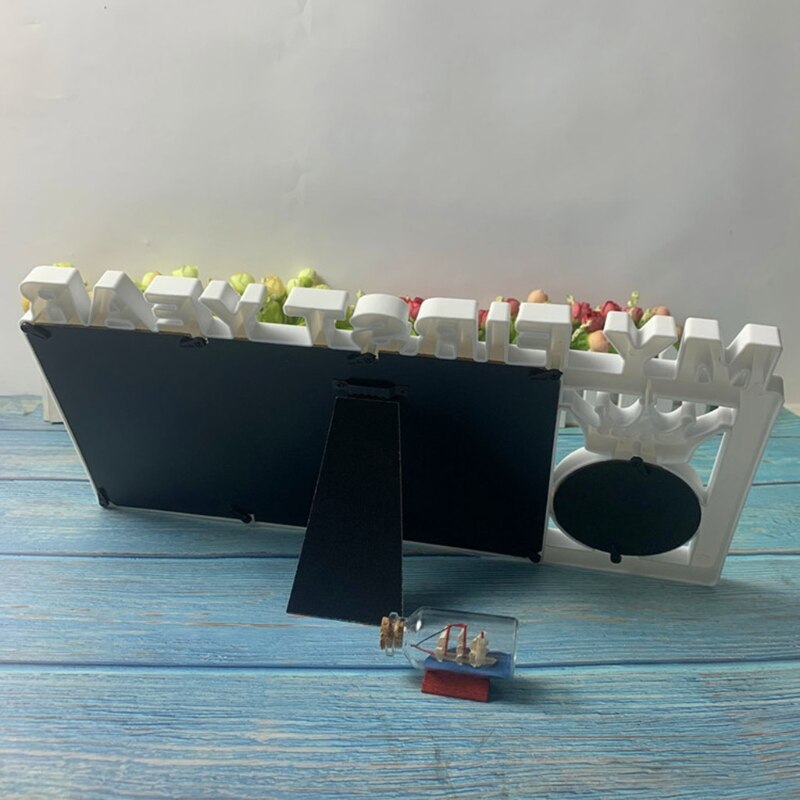 My First Year Baby Keepsake Frame 0-12 Months Pictures Photo Frame Souvenirs Kids Growing Memory