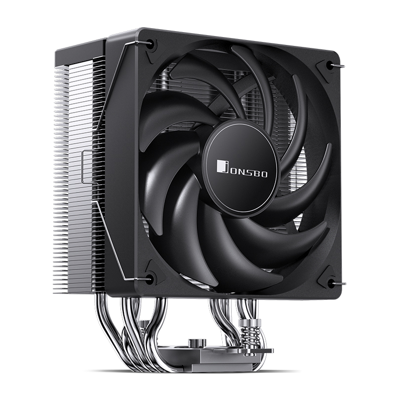 JONSBO CR-1000 EVO tour refroidisseur de processeur nickelé 4 caloducs 5V 3PIN ARGB ventilateur radiateur refroidi par Air pour LGA1700 115X 1200 AM4 AM5: Noir