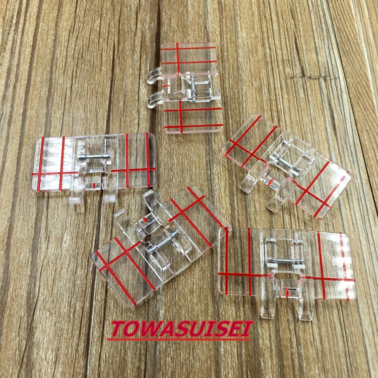 Domestic Sewing Machine Parts Presser foot Border Guide Foot 605 TO FIT JANOME BROTHER SILVER SINGER SEWING MACHINE FEET