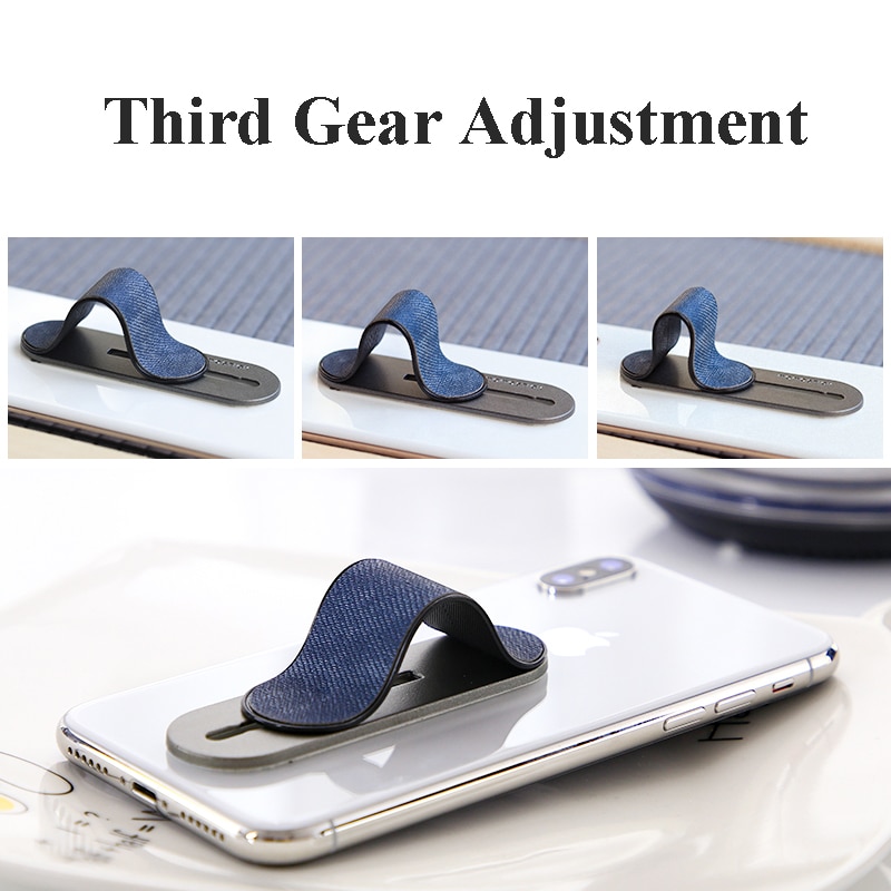 Vinger Ring Houder Mobiele Telefoon Ring Grip Denim Multi Band Universele Telefoon Grip Voor Draadloze Oplader Stand Back Sticker