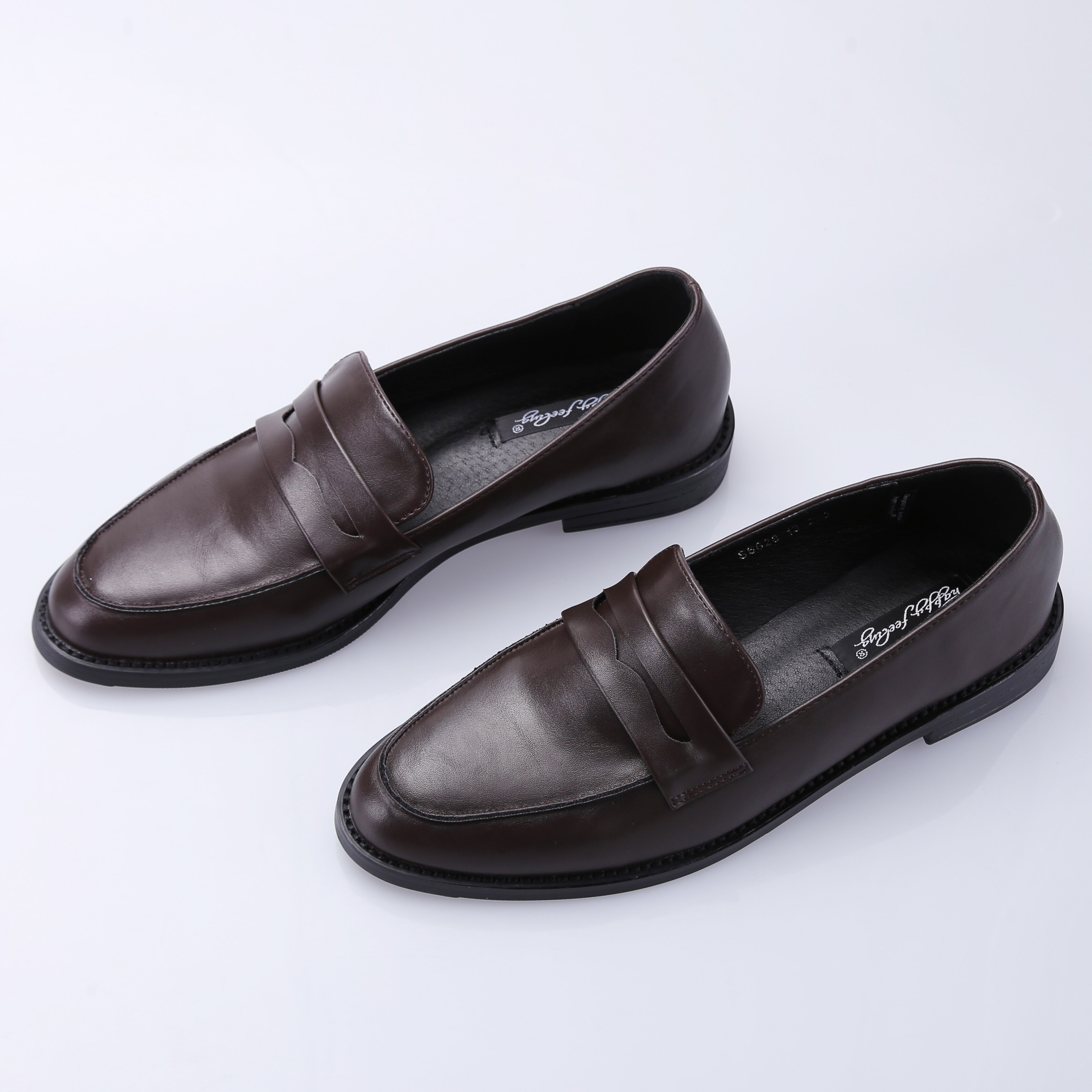 Classique rétro mocassins bout carré femmes sandales en cuir chaussures de mariage bureau NIUFUNI plat bateau chaussures pour femmes Mocasines