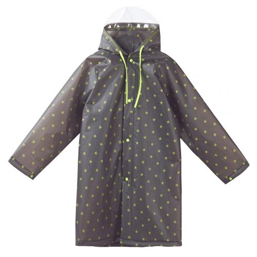 Niños niños piloto Impermeable Poncho EVA con capucha mochila cubierta Impermeable opción perfecta para la escuela viajes al aire libre caminar: L