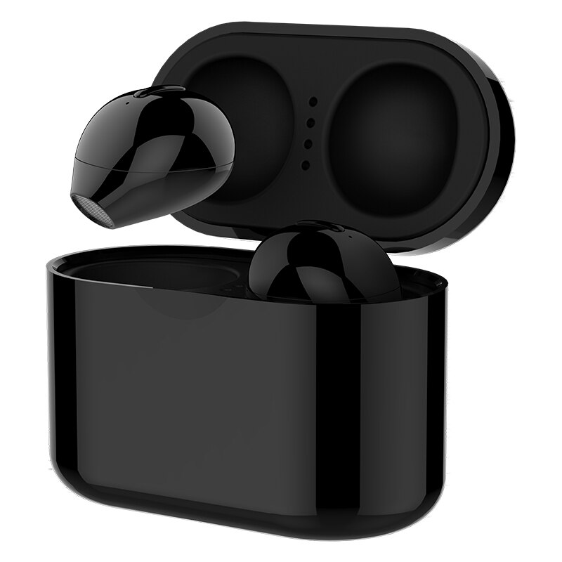 Ultra lille mini skjult trådløs bluetooth 5.0 øretelefon touch control bærbar opladningsetui øretelefoner tws sport headset
