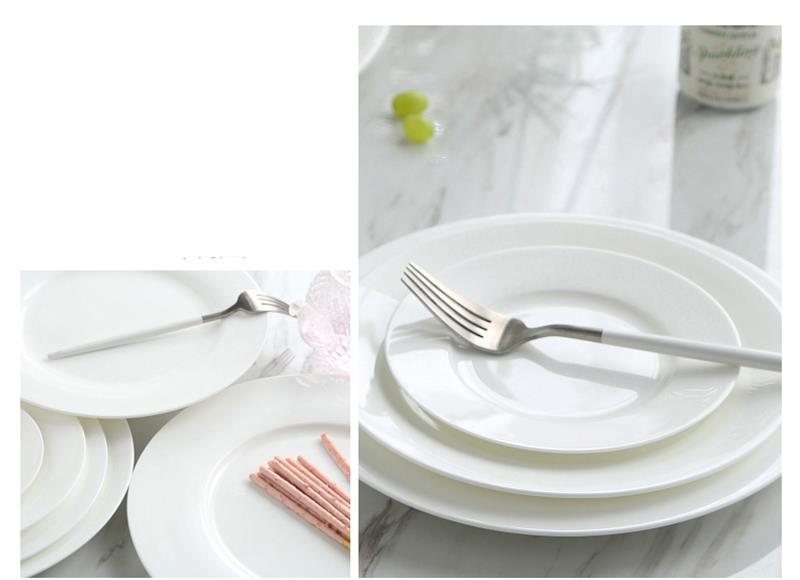 11 zoll, klar weiß, knochen China platten, gericht aus keramik, keramik Portion plat, billige ladegerät platten, kristall Tabletts