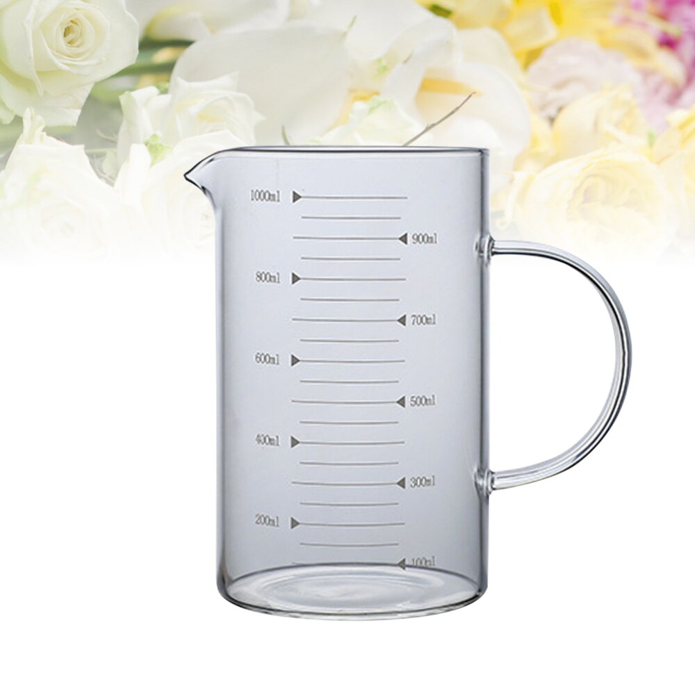 350ml hoge borosilicaat glazen maatbeker  -20 ° -150 ° temperatuurbestendig maatglas voor keuken of restaurant: Foto 1 2