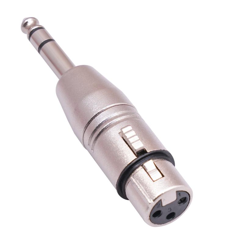3,5 mm tot 2,5 mm/2,5 mm tot 3,5 mm/3,5 mm tot 6,35 mm/6,35 mm naar 3,5 mm adapter converter stereo audio hoofdtelefoonaansluiting: Black