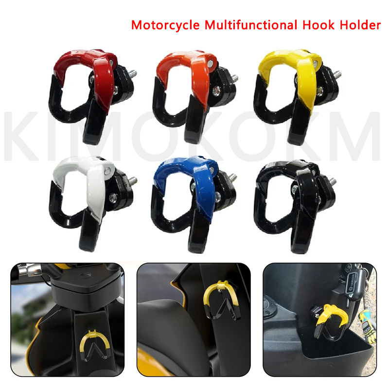 Aluminiumlegering Multifunctionele motorfietsaccessoires Motorhelment Hook Holder Handtas Hook Bagage Boodschappentas Hangers