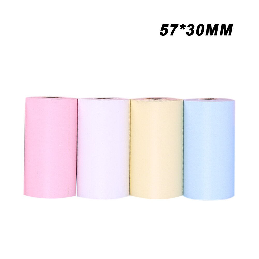 Printable Sticker Paper Roll Self-Adhesive Thermal Paper for PeriPage A6 Thermal Printer PAPERANG P1/P2 Mini Photo Printer