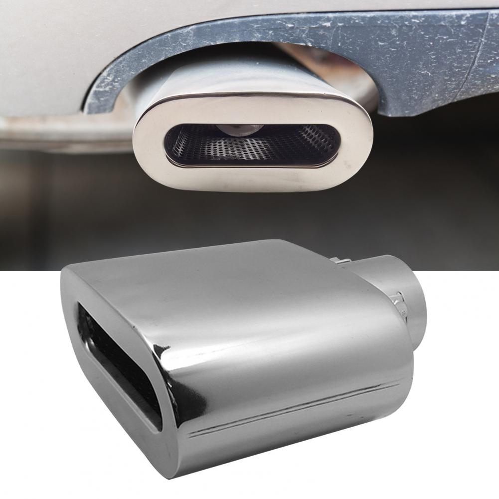 Silencieux d&#39;échappement universel 6028A, bouche plate, en acier inoxydable, pour voiture, directe, 70%