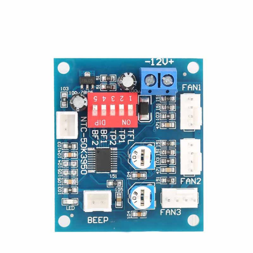 vier-draht PWM lüfter Thermostat Computer kühlung, Fan temperatur Kontrolle modul automatische temperatur steuerung geschwindigkeit DC 12V