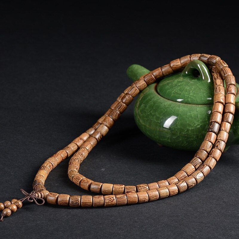 Bracelet de transfert de perles en bois avec ailes de poulet sud-américain 08, bouddha séparé, pour hommes et femmes, à la