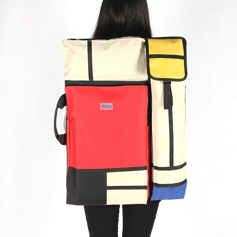 4K Kleurrijke Mode Draagbare Schilderen Board Bag Draagtas Tekening Ezel Tas Waterdicht Boord Carrying Schetsblok Zak