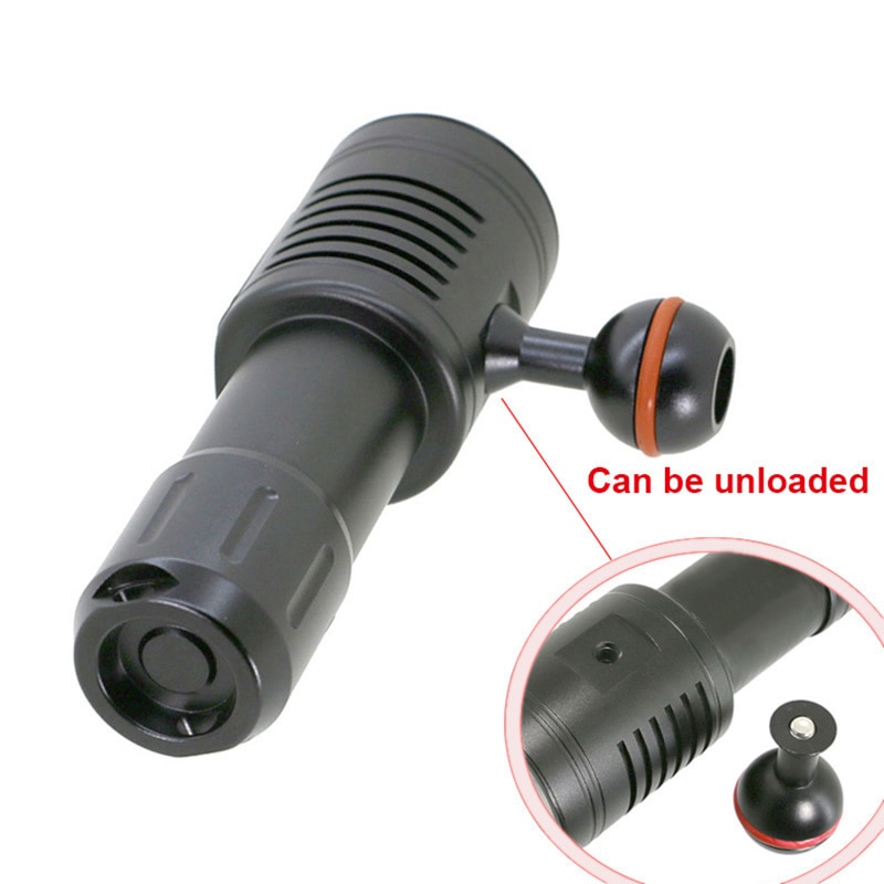 Solarstorm D02 linterna de buceo LED lámpara de buceo 100M impermeable luces subacuáticas fotografía vídeo antorcha