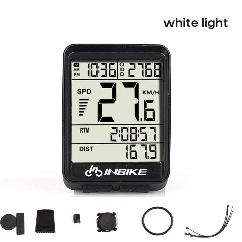 Bluetooth Bicycle Speedometer Backlight Bicycle Computer Wireless Wired Igpsport ANT+ Ciclismo Waterproof Gps Bike MTB Cycling: wireless white light