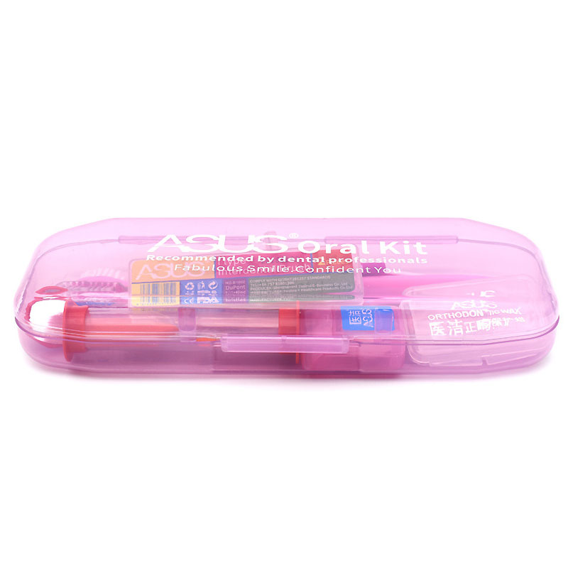 Orale Schoon Gereedschap Orthodontische Oral Care Kit, Tandenborstel Mond Spiegel Interdentale Borstel Dental Floss, orthodontische schoon pak