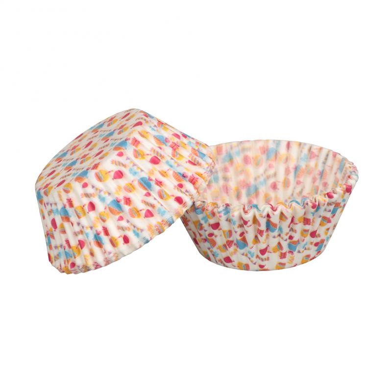100Pcs Muffin Cupcake Paper Cupcake Liner Muffin Box Case Baking Tray Cake Decorating Birthday Party Tools Home Kitchen Supplies: I 100pcs
