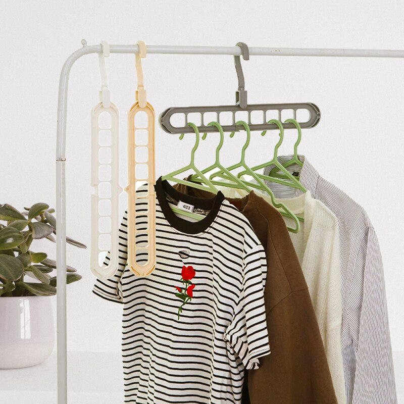 Cintres pour vêtements multifonctionnels, organisateur de l'armoire de rangement des vêtements à domicile, accessoires de chambre à coucher