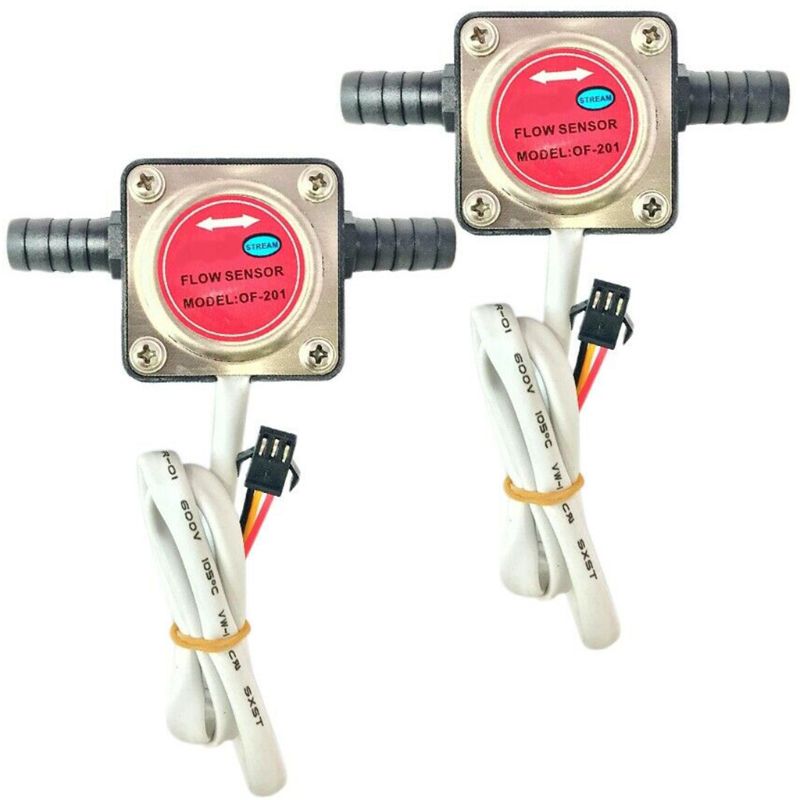 3\" Flow Meter Round Cover Indicator Sensor Counter Hall Flowmeter Lubricating A5YD