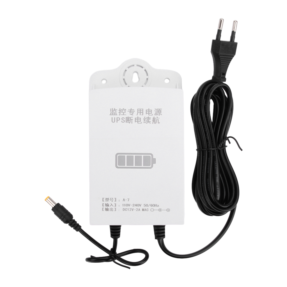 AC110V 220V Uninterruptible Power Supply 1800mAh DC 12V Output Emergency Power Supply for Router Surveillance Equipment
