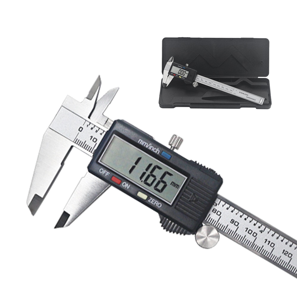Electronic Vernier Caliper 150mm 200mm 300mm Digital Caliper Stainless Steel Ruler Gauge Micrometer LCD Measuring Tool