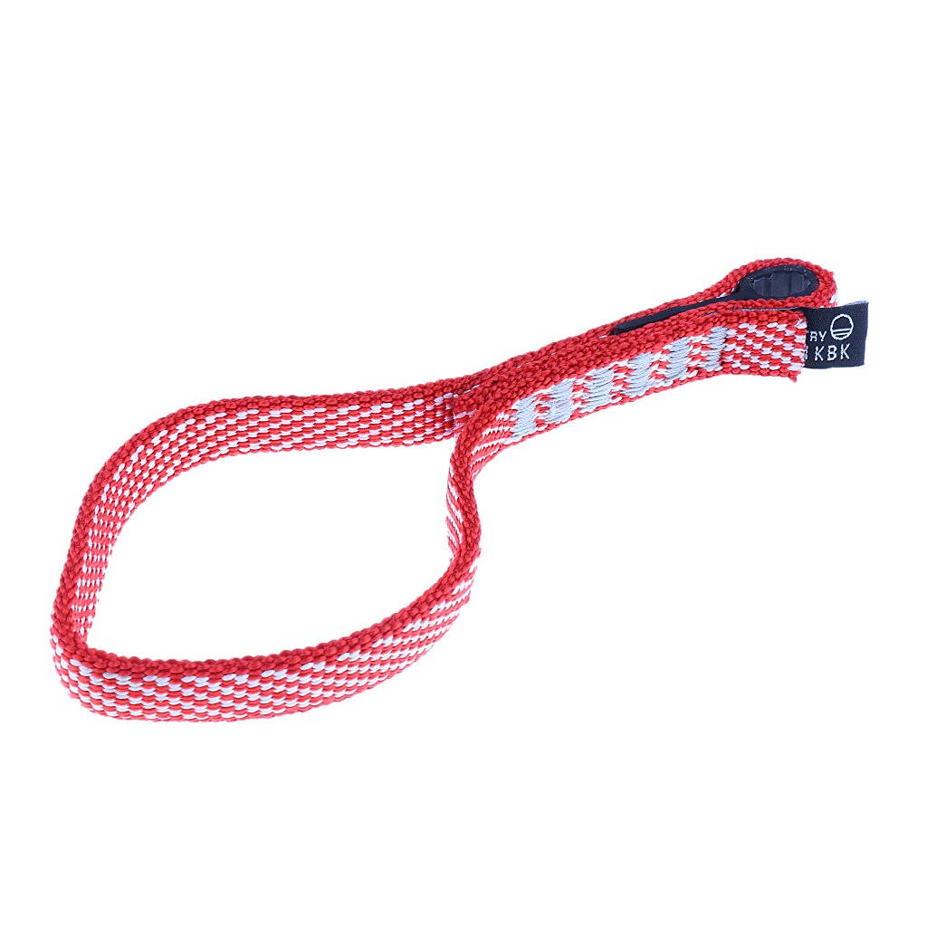 22KN 3.9 ''/7.9'' Nylon Quickdraw Touw Spanband Voor Klimmen Emergency: Red 20cm