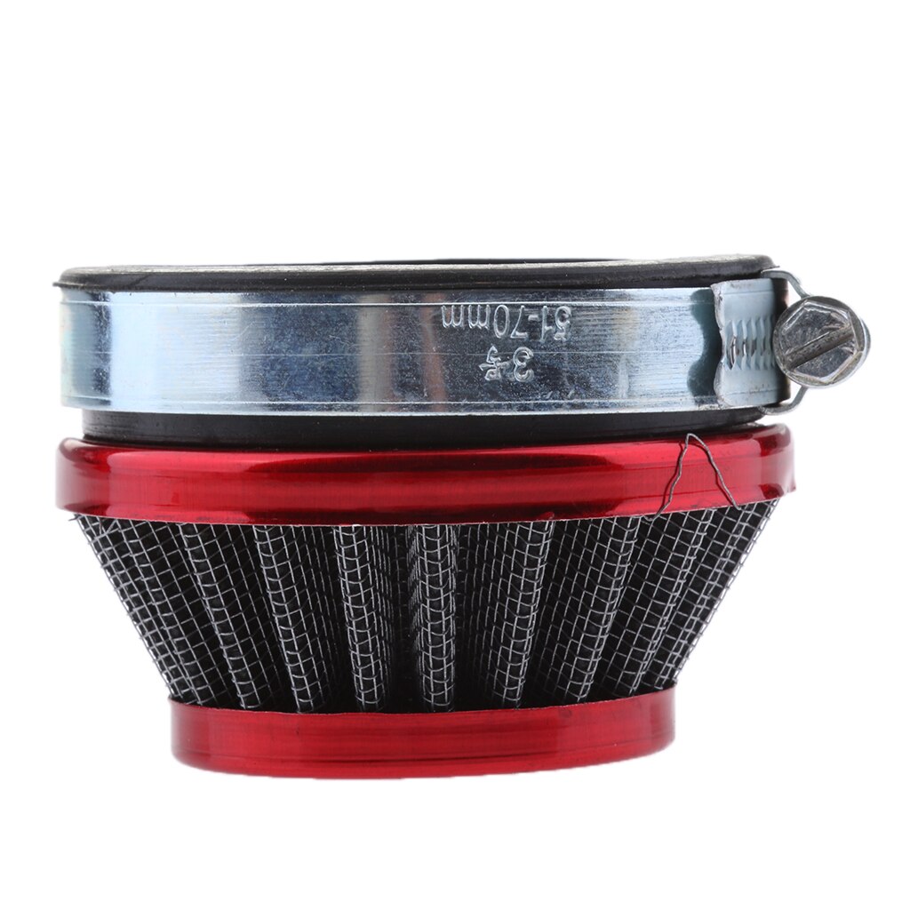 58mm Air Filter Red for Mini Moto Water Liquid Cooled Bike 39cc Minimoto